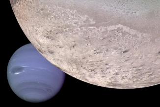 Pour capturer sa lune Triton, Neptune a d briser son couple. | AFP/NASA