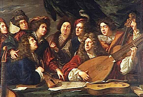 Runion de musiciens vers 1688, Franois Puget, Muse du Louvre  Runion des Muses Nationaux.
