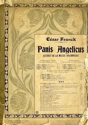 Csar Franck - Panis Angelicus (couverture)