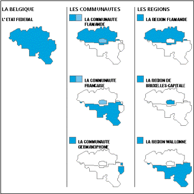 Belgique Provinces Et Regions