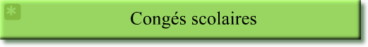 Congs scolaires
