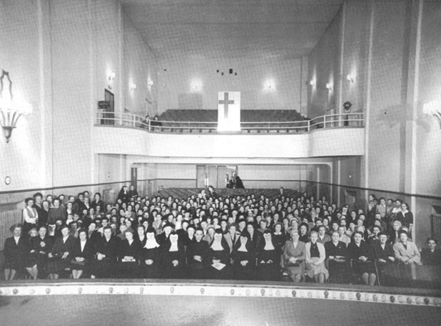 La salle des fêtes en 1950